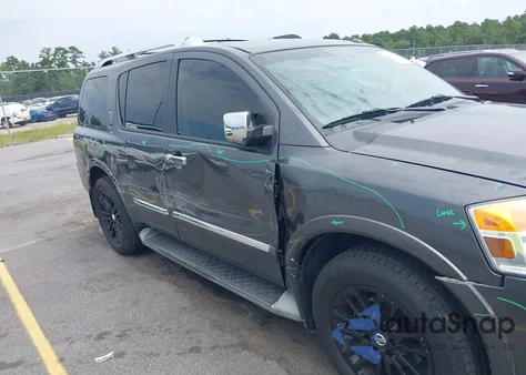 2012 Nissan Armada Platinum z USA, uszkodzony, nr VIN 5N1BA0NFXCN608503